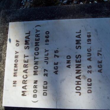 SMAL Johannes -1961 &amp;  Margaret MONTGOMERY -1960