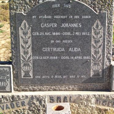 SMAL Casper Johannes 1886-1952 &amp; Gertruida Alida 1888-1980