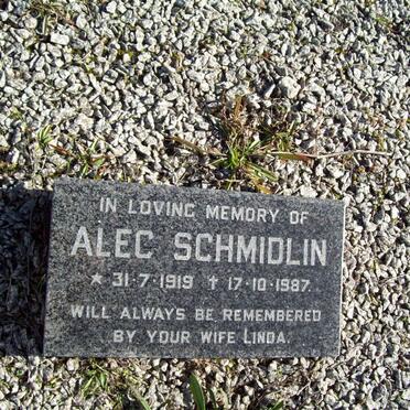 SCHMIDLIN Herbert Valentine 1887-1980 &amp; Sophia Maria MARX 1897-1978 :: SCHMIDLIN Alec 1919-1987