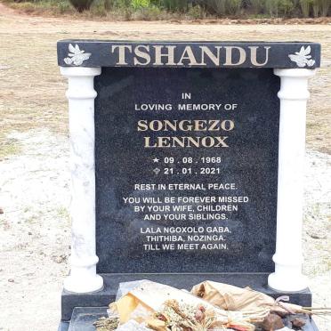 TSHANDU Songezo Lennox 1968-2021