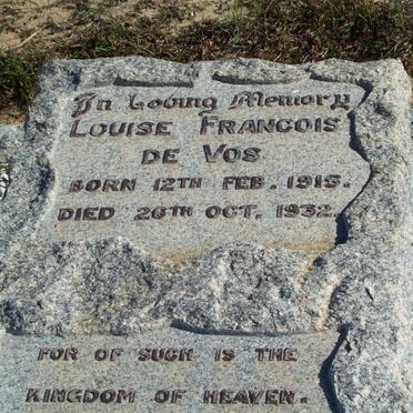 VOS Louise Francois, de 1915-1932
