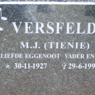 VERSFELD M.J. 1927-1998