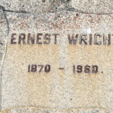 WRIGHT Ernest 1870-1960