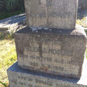 MOODIE Helen J. nee McINTYRE 1852-1936