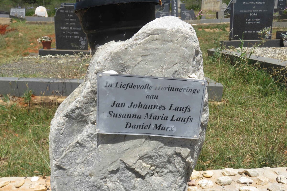 LAUFS Jan Johannes :: LAUFS Susanna Maria :: MARX Daniel