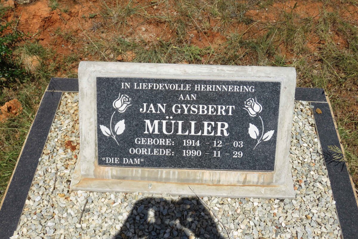 MULLER Jan Gysbert 1914-1990