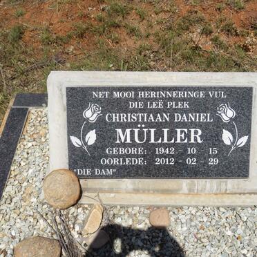MULLER Christiaan Daniel 1942-2012