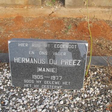 PREEZ Hermanus, du 1905-1977