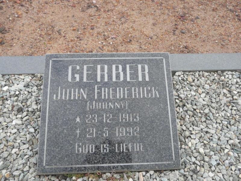 GERBER John Frederick 1913-1992
