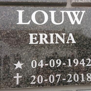 LOUW Erina 1942-2018
