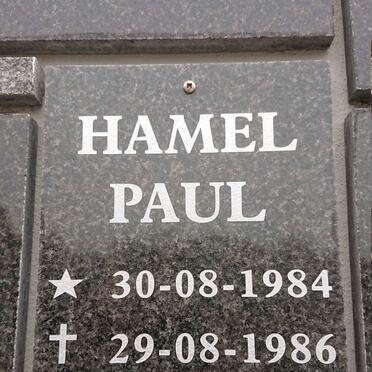 HAMEL Paul 1984-1986