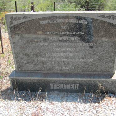 TRUTER Daniel C. -1926  &amp; Johanna BRINK -1950