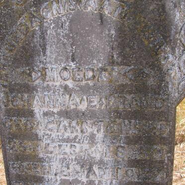 BRAND Johanna E. nee CARSTENS 18??-19??