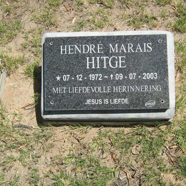 HITGE Hendre Marais 1972-2003