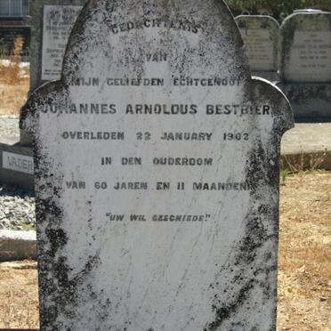 BESTBIER Johannes Arnoldus -1902