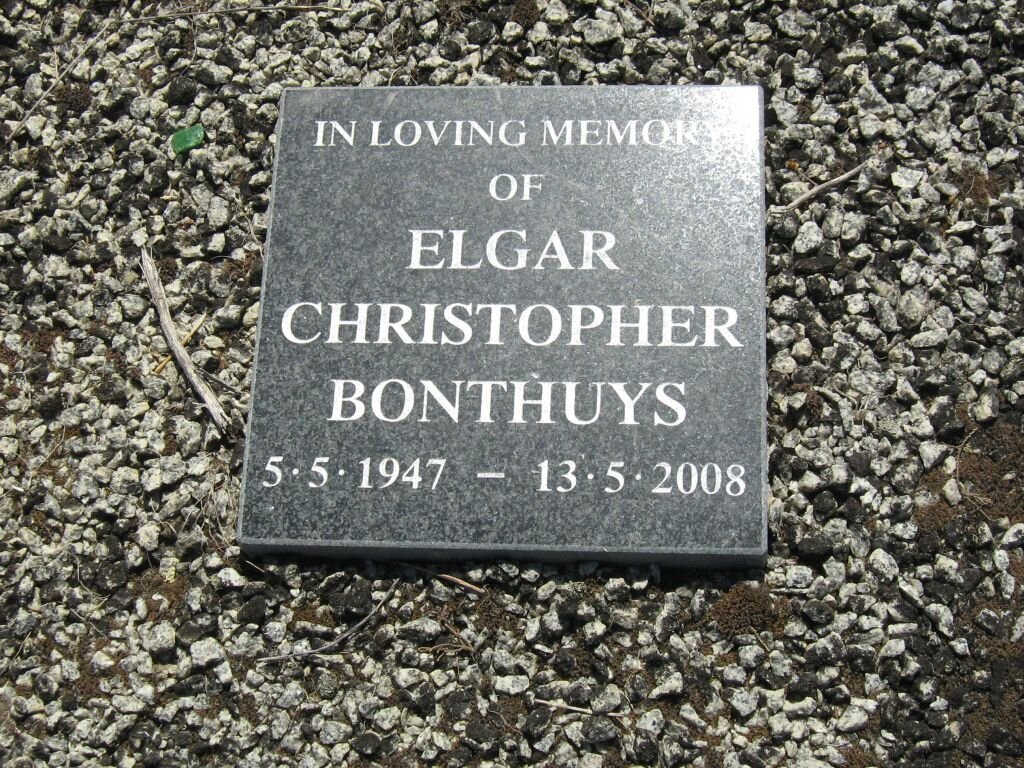 BONTHUYS Elgar Christopher 1947-2008