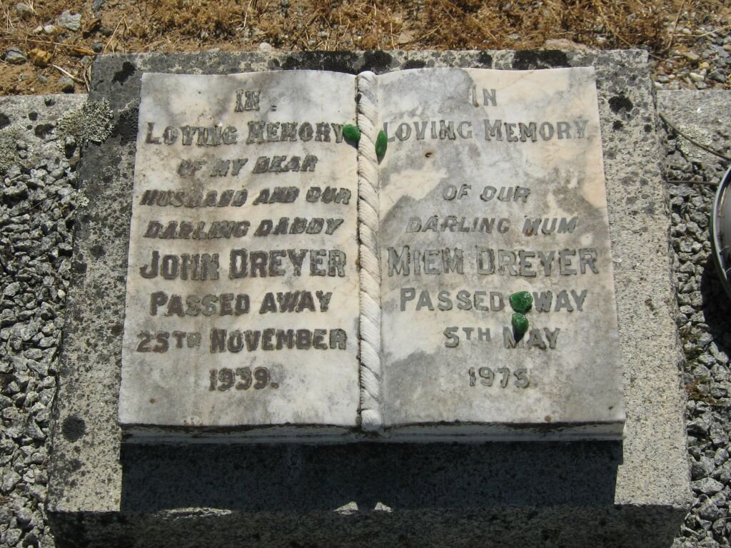 DREYER John -1939 &amp; Miem  -1975