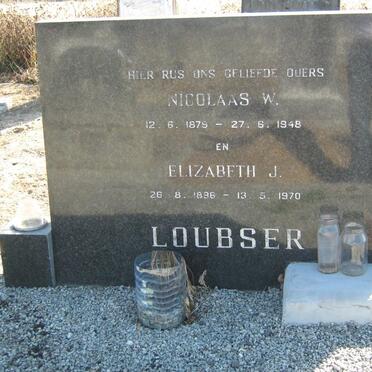 LOUBSER Nicolaas W. 1879-1948 &amp; Elizabeth J. 1896-1970