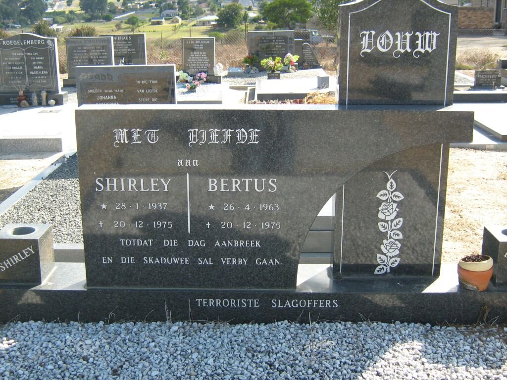 LOUW Shirley 1937-1975 :: LOUW Bertus 1963-1975