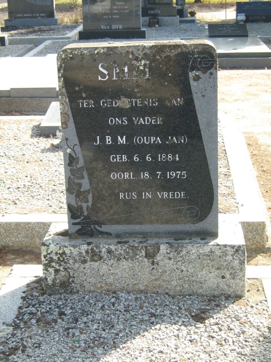 SMIT J.B.M. 1884-1975