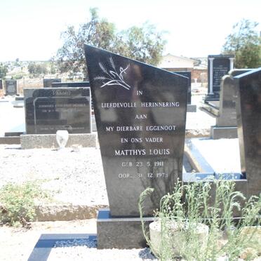 ? Matthys Louis 1911-197?