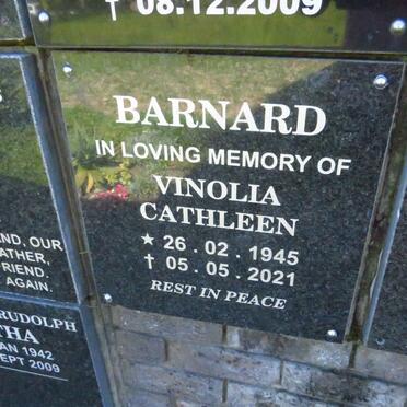 BARNARD Vinolia Cathleen 1945-2021