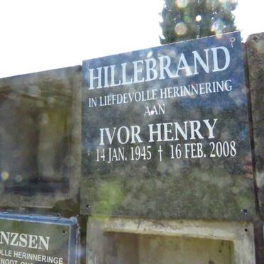 HILLEBRAND Ivor Henry 1945-2008