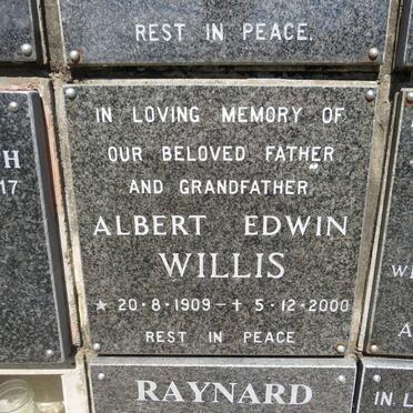 WILLIS Albert Edwin 1909-2000
