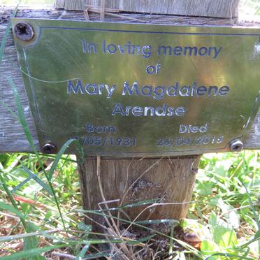 ARENDSE Mary Magdalene 1931-2015