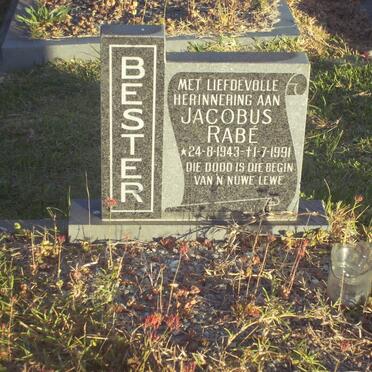 BESTER Jacobus Rabé 1943-1991