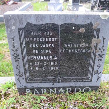 BARNARDO Hermanus A. 1915-1980