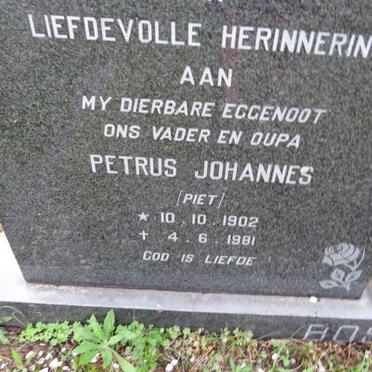BOSHOFF Petrus Johannes 1902-1981 & Magdalena Maria 1905-1985 _2