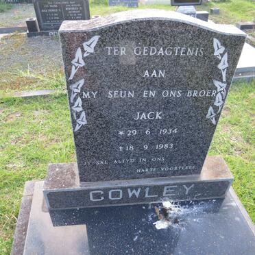 COWLEY Jack 1934-1983