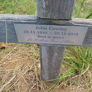 COWLEY John 1944-2016