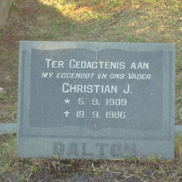 DALTON Christian J. 1909-1986