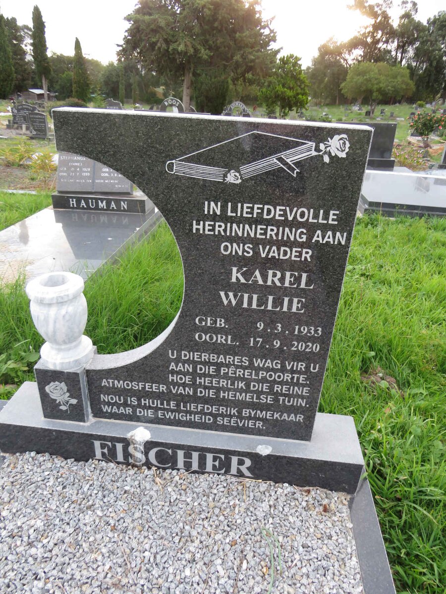 FISCHER Karel Willie 1933-2020