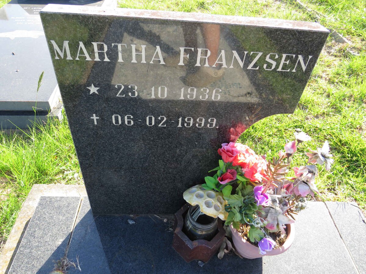 FRANZSEN Martha 1936-1999