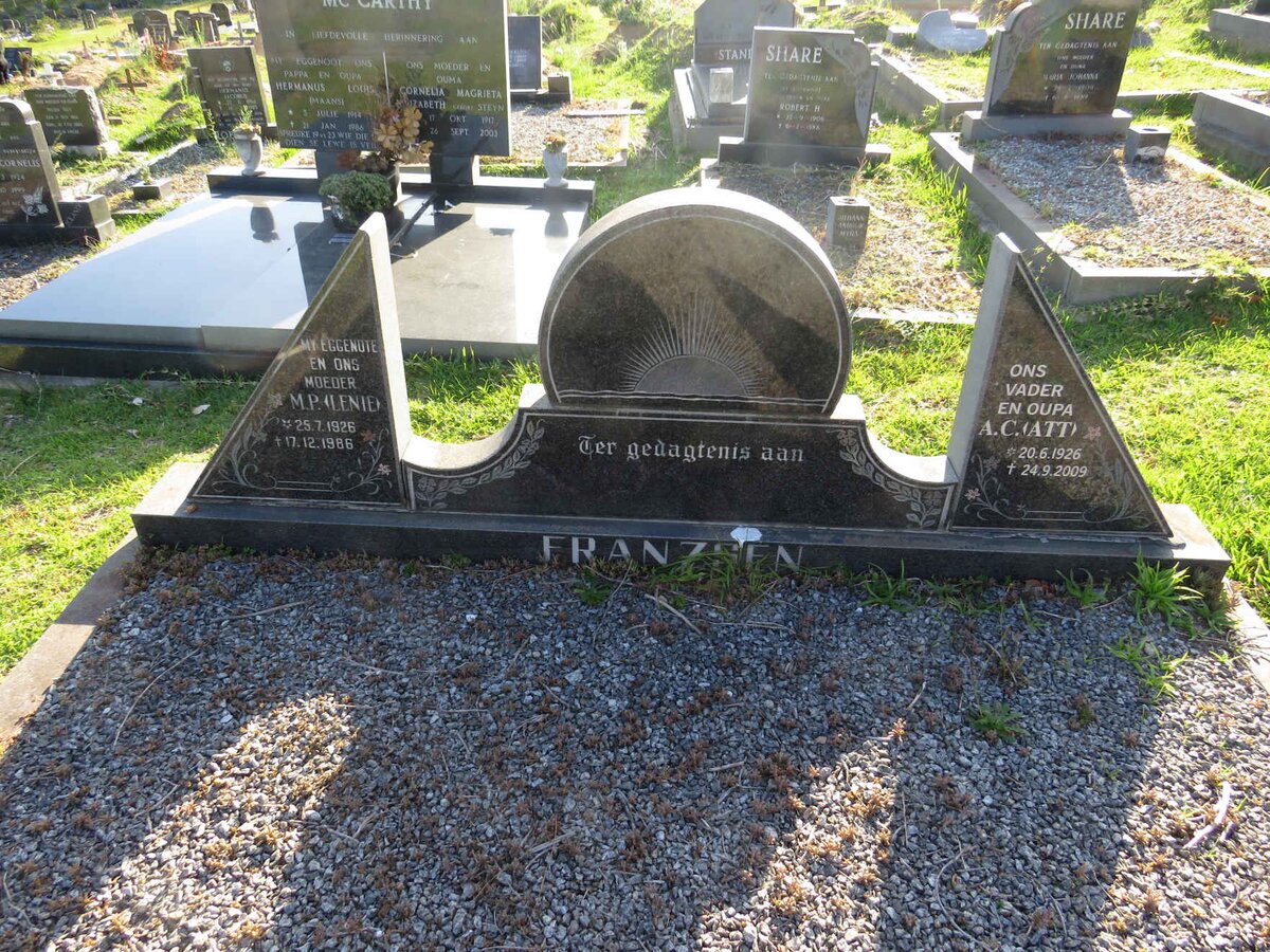 FRANZSEN A.C. 1926-2009 &amp; M.P. 1926-1986