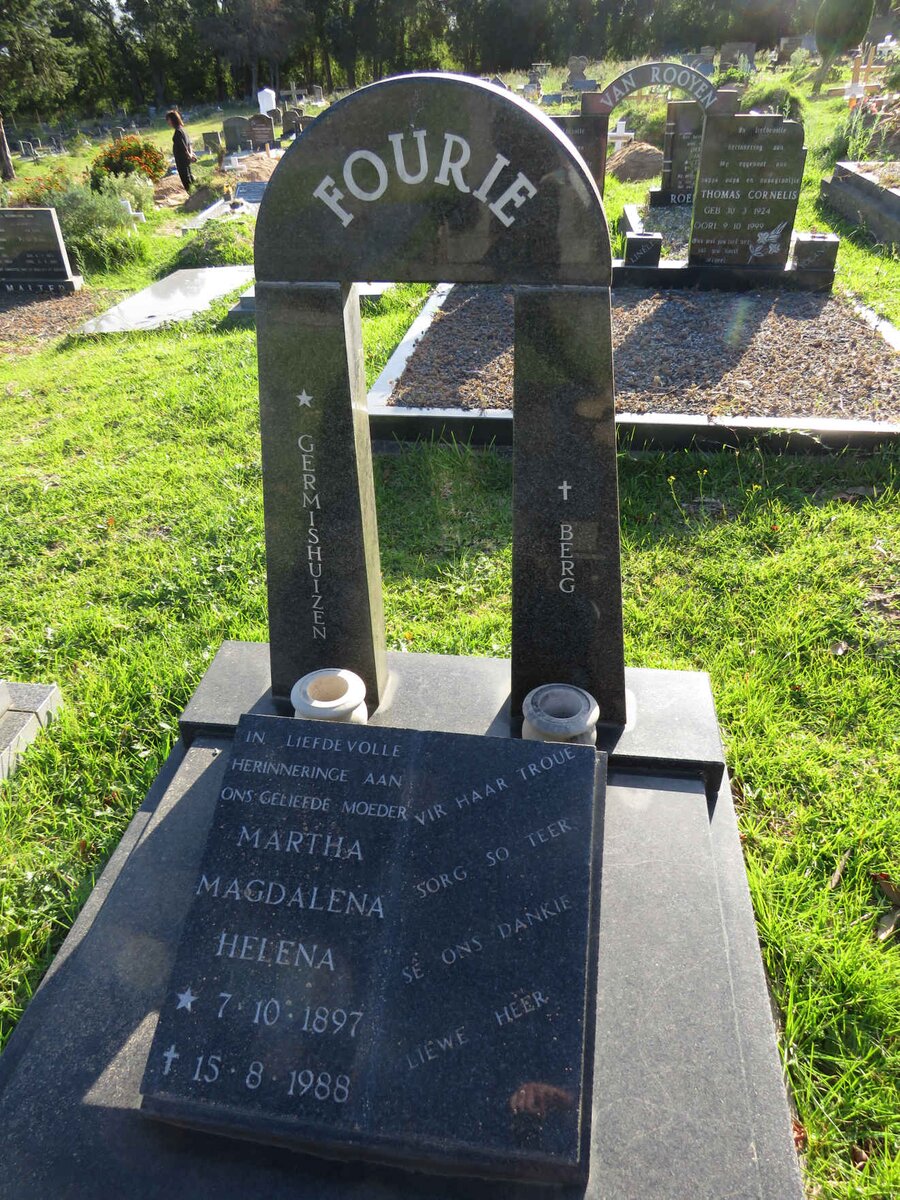 FOURIE Martha Magdalena Helena 1897-1988