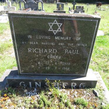 GINSBERG Richard Paul 1928-1988