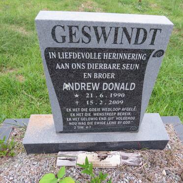 GESWINDT Andrew Donald 1990-2009