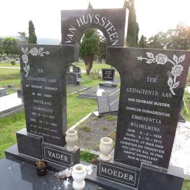 HUYSSTEEN Nicolaas Cornelius, van 1933-1984 & Emmerentia Wilhelmina 1938-2012