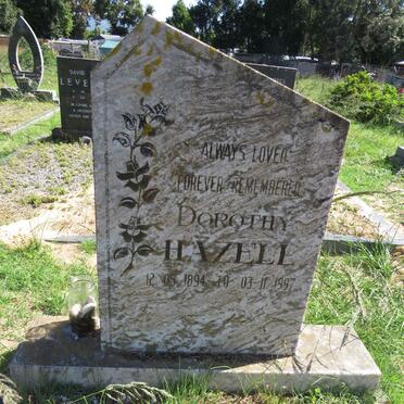 HAZELL Dorothy 1894-1997