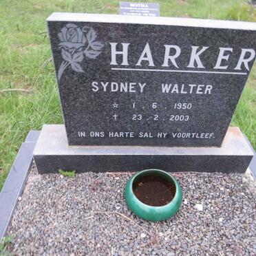 HARKER Sydney Walter 1950-2003