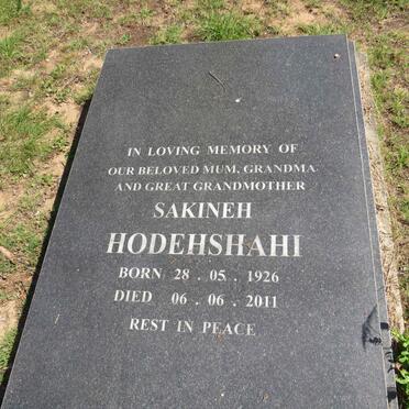 HODEHSHAHI Sakineh 1926-2011