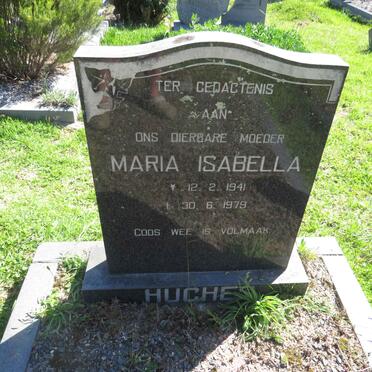 HUGHES Maria Isabella 1941-1979