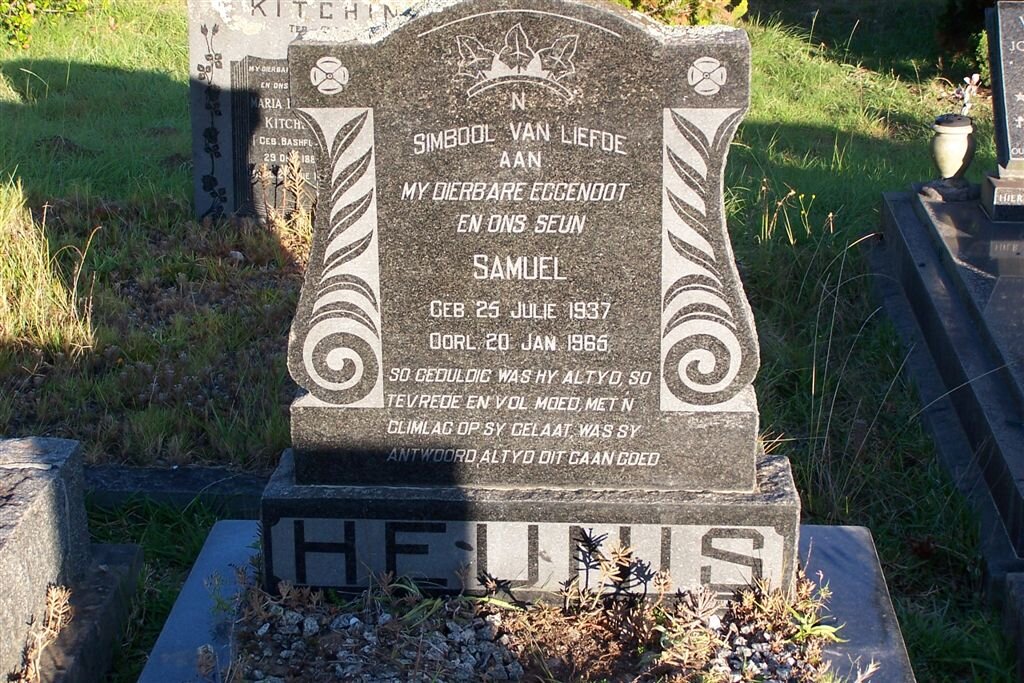 HEUNIS Samuel 1937-1965