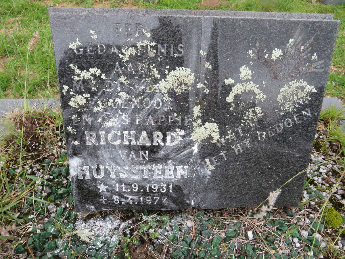 HUYSTEEN Richard, van 1931-1977