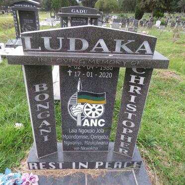 LUDAKA Bongani Christopher 1980-2020