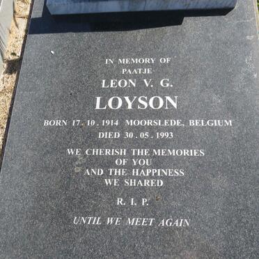 LOYSON Leon V.G. 1914-1993